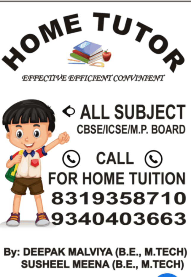 Mathematics, English, Chemistry, Physics, Science; Exp: More than 5 year