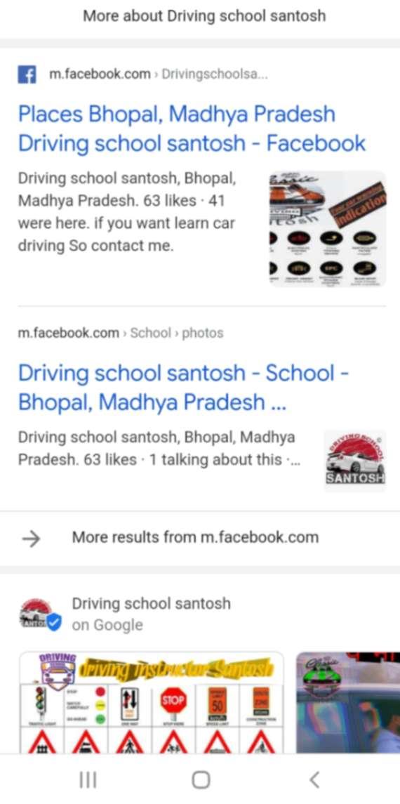 Driving classes; Exp: More than 15 year