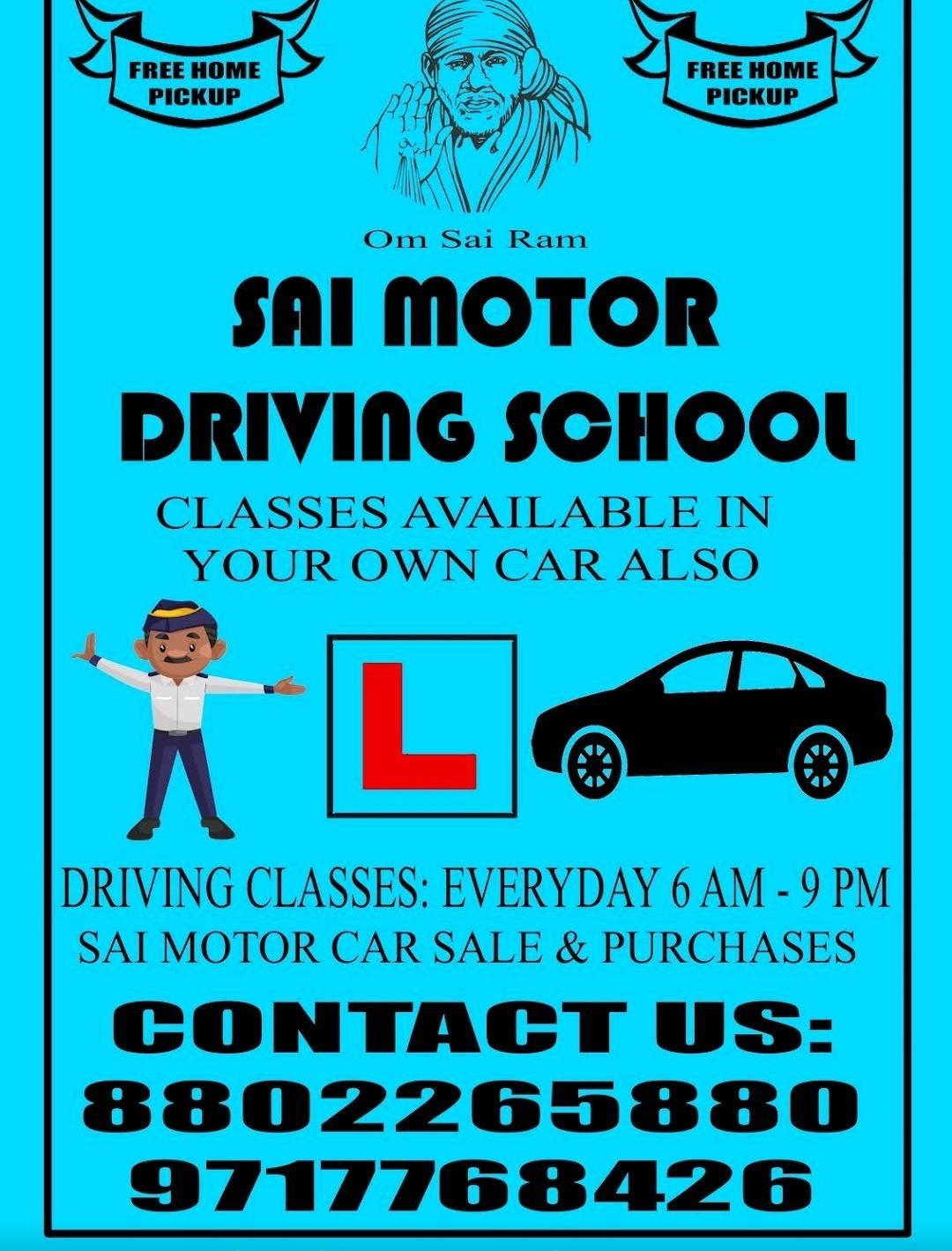 Driving classes; Exp: More than 5 year
