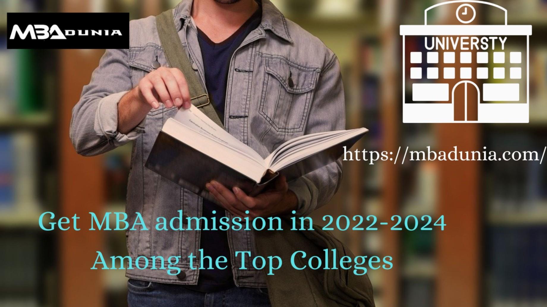 MBA admission 2022 Apply For MBA Programme