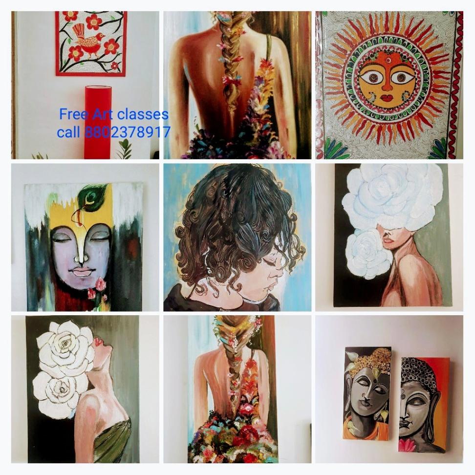 Drawing/ Sketching, Oil painting; Exp: More than 10 year