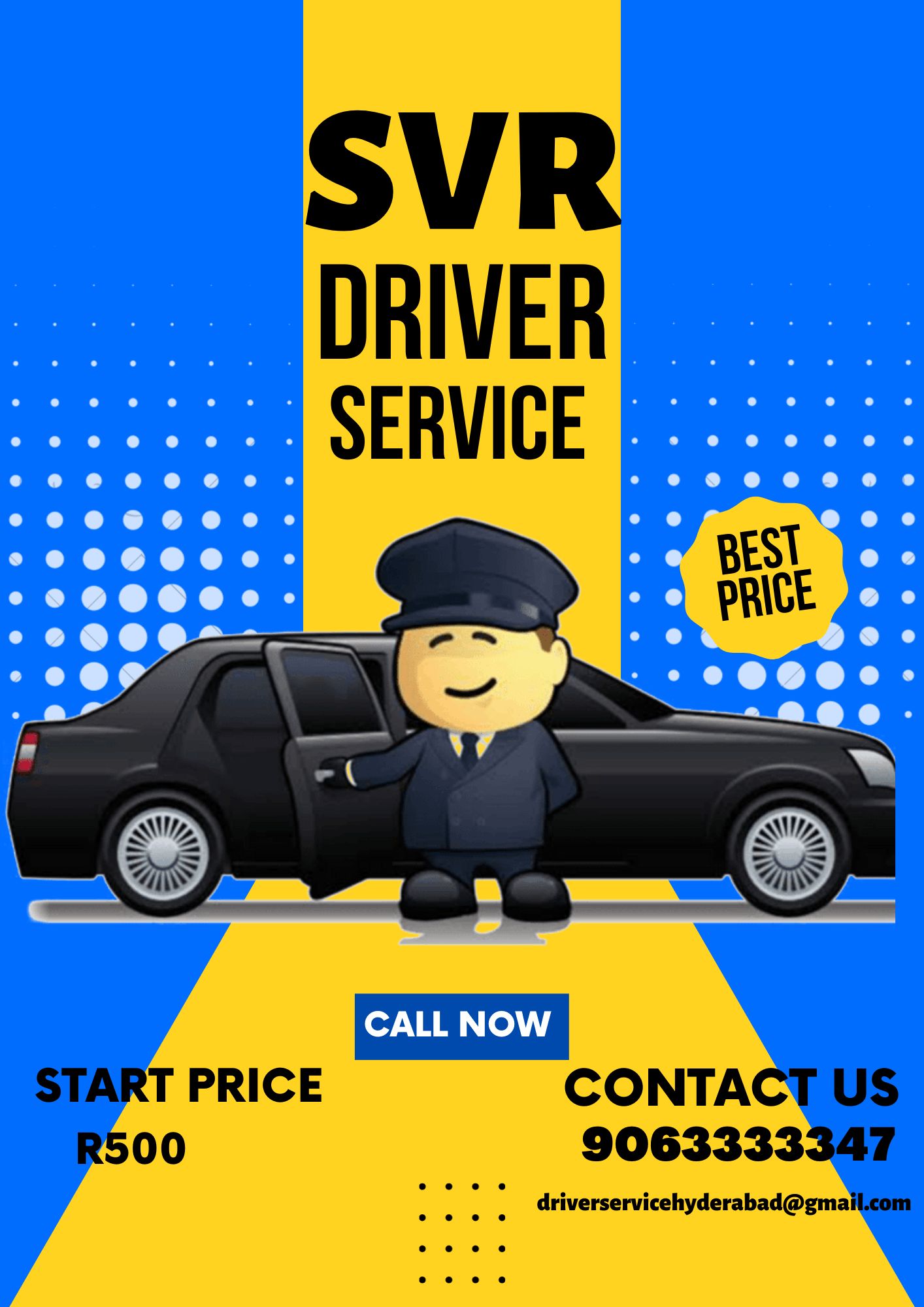 Driver/ Taxi service; Exp: 3 year