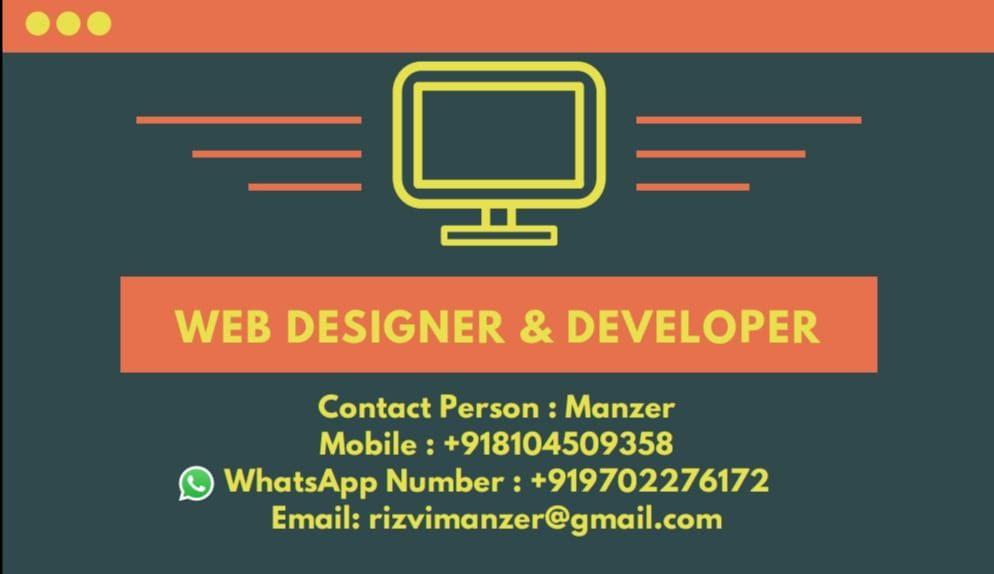 Web Designing; Exp: More than 5 year