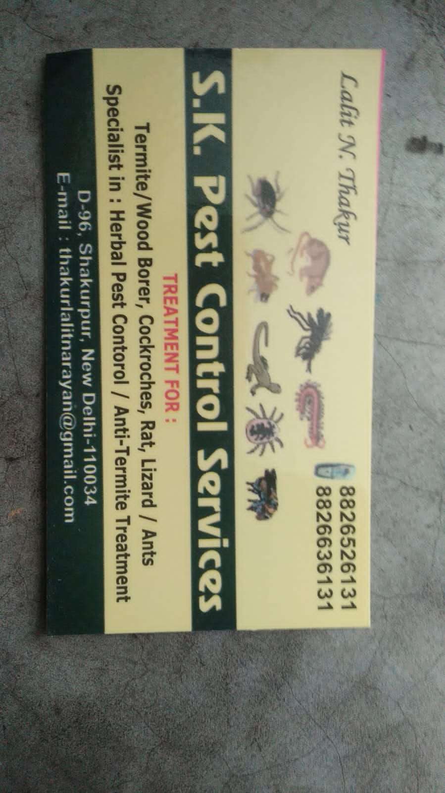 Very nice pestcontrol service 