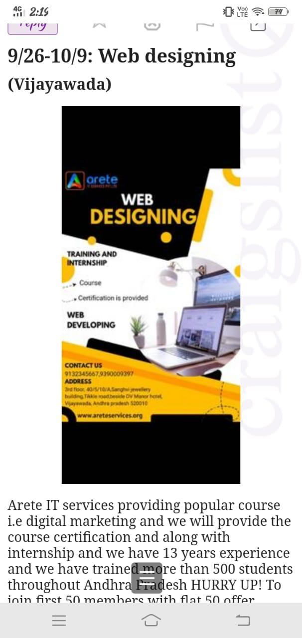 Web Designing