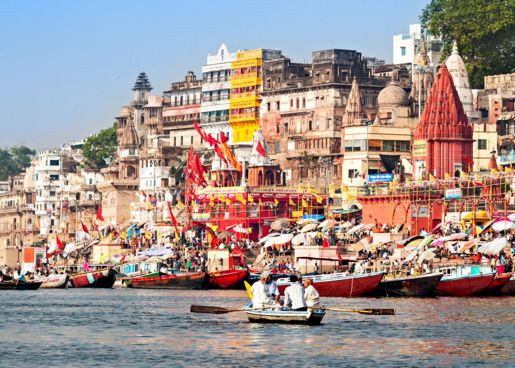 The lively atmosphere of the Dasaswamedh Ghat makes it one of the best places to visit in Varanasi. This tourist attraction is a swirling hodgepodge of flower sellers touting bright blossoms, boat operators hawking rides along the Ganges River, and sadhus (holy men) with face paint. You can spend...