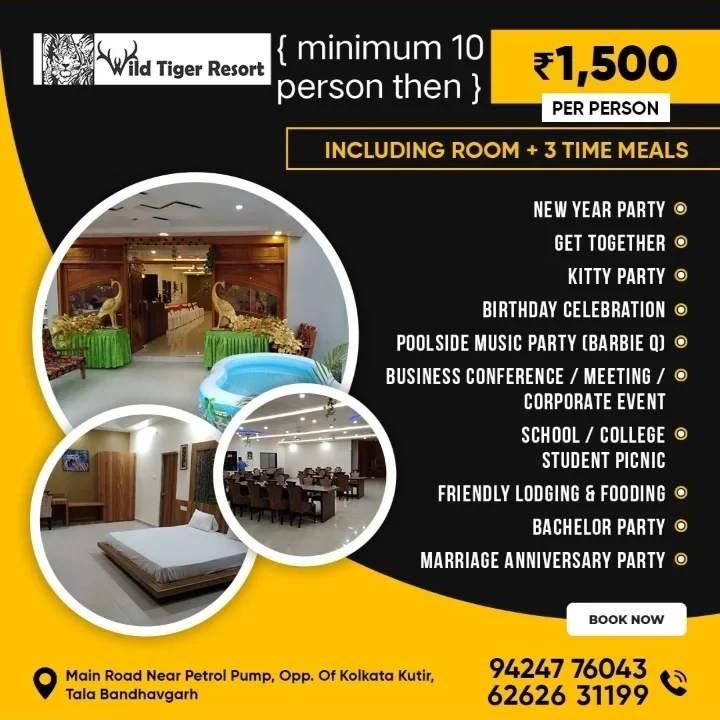 Honeymoon Packages, Wild Life Tour; Exp: More than 15 year