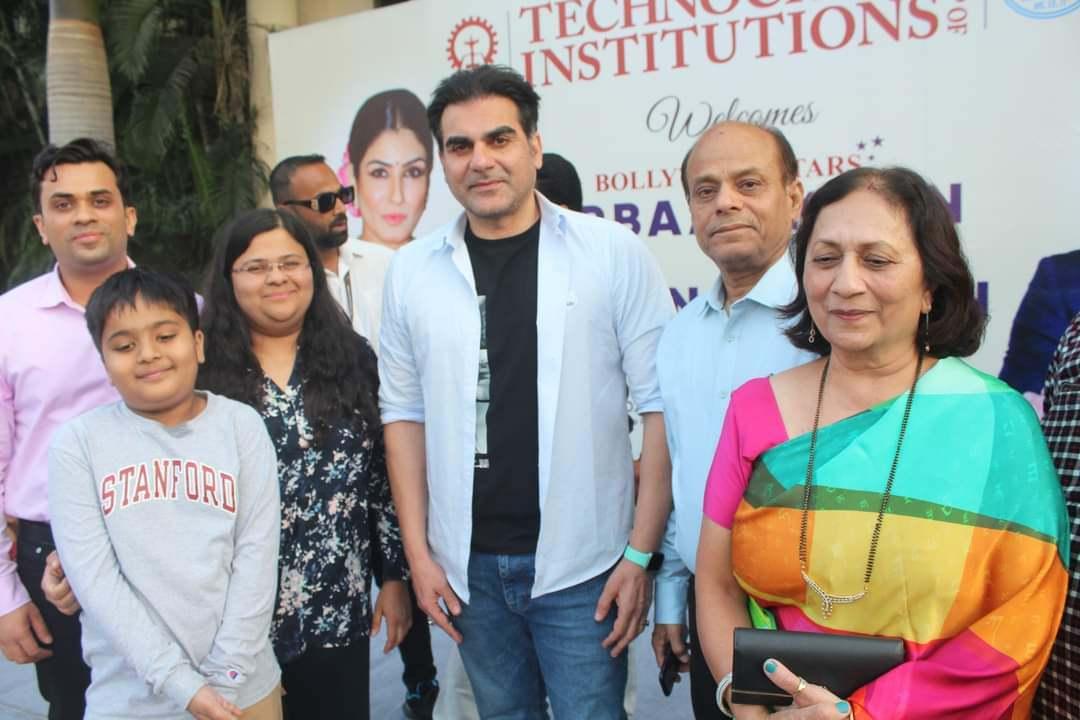 Glimpses of the Bollywood Stars at Technocrats Campus !#Technocratsgroup #RaveenaTandon #arbaaz...