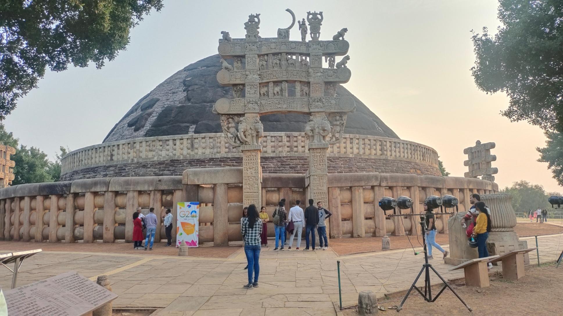 Visit to Sanchi Stupa, Raisen District, near Bhopal
