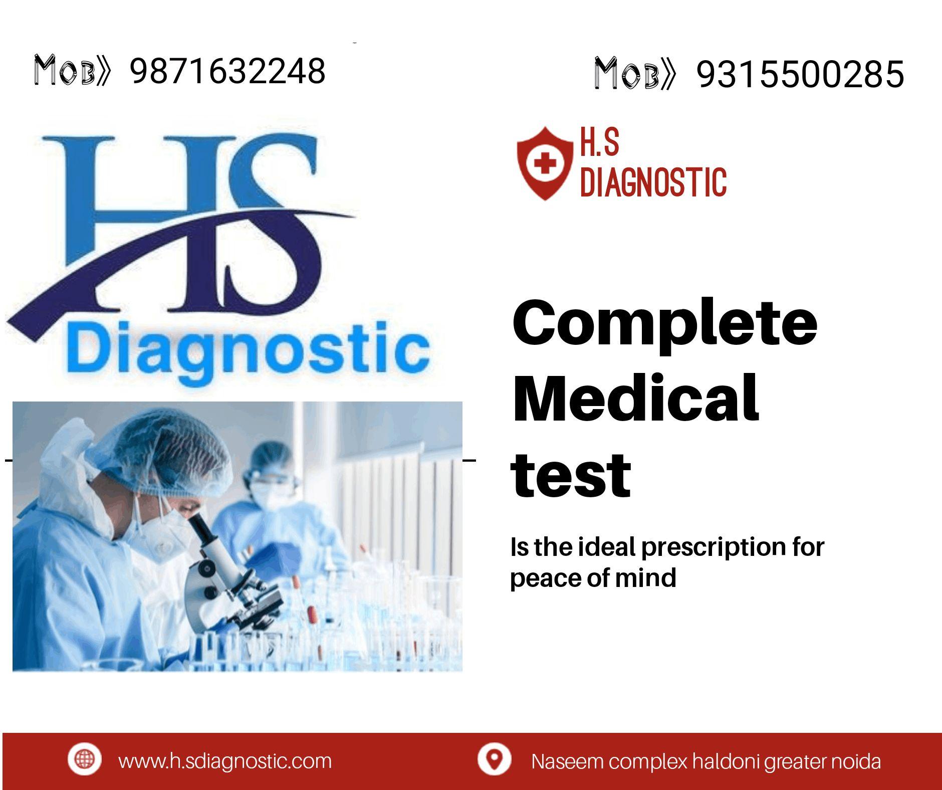 X-Ray, Blood Related Test, Sonography, CT Scan, MRI/PET Scan; Exp: 4 year