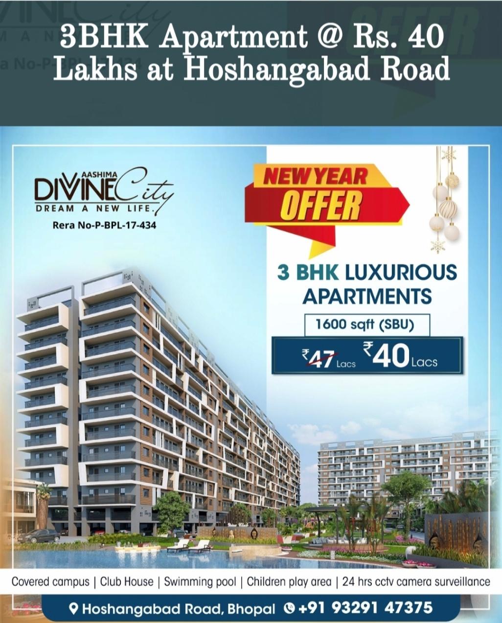 NEW YEAR NEW BEGINNINGS: 3BHK Apartment.