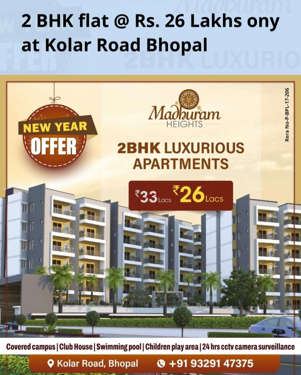 NEW YEAR OFFER Book your 2 BHK Luxurious apartment