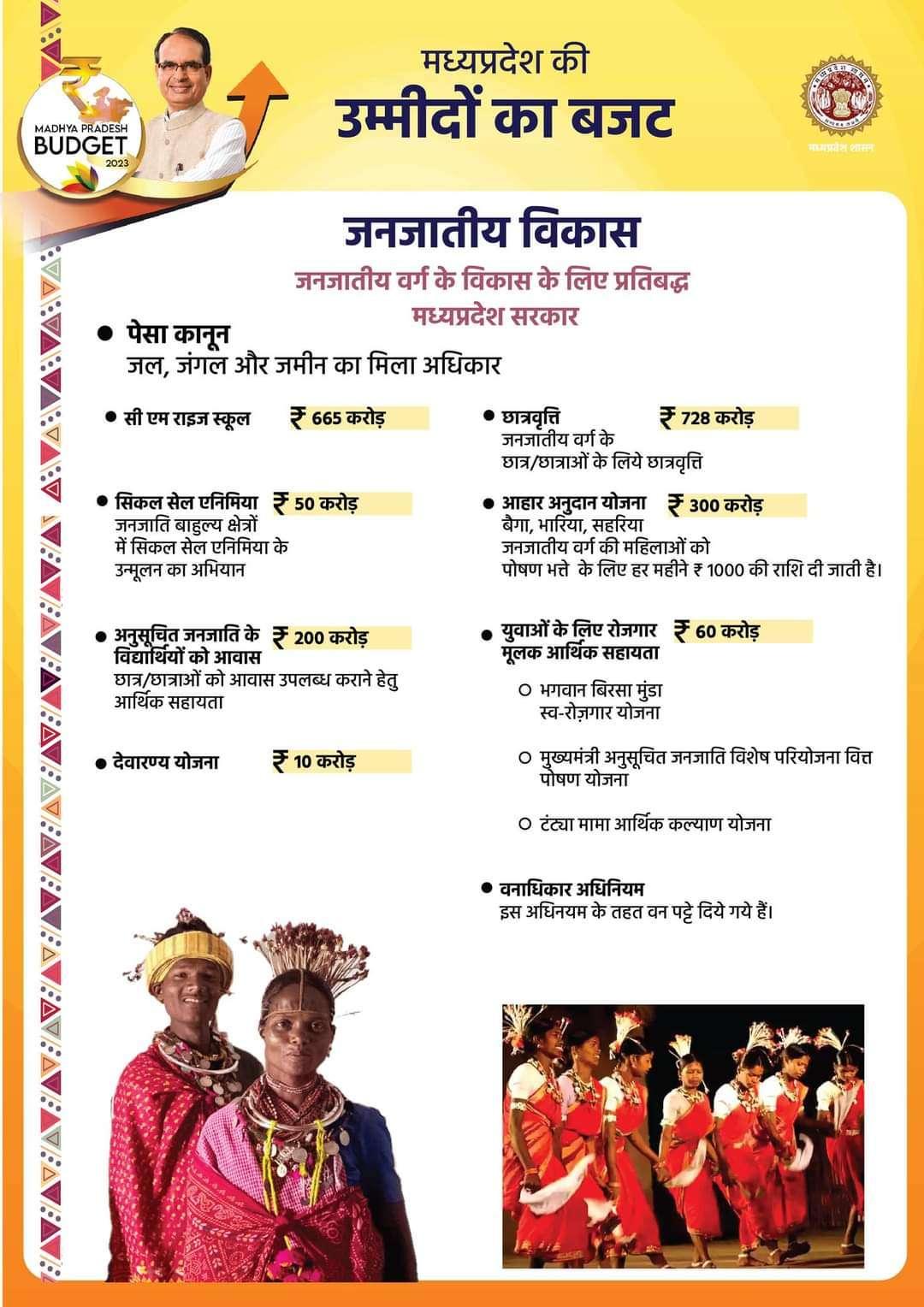 Government of Madhya Pradesh committed for the development of tribal class