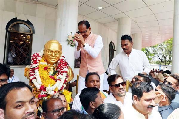 Big gift of three and a half acres of land received Dr.Ambedkar birth memorial