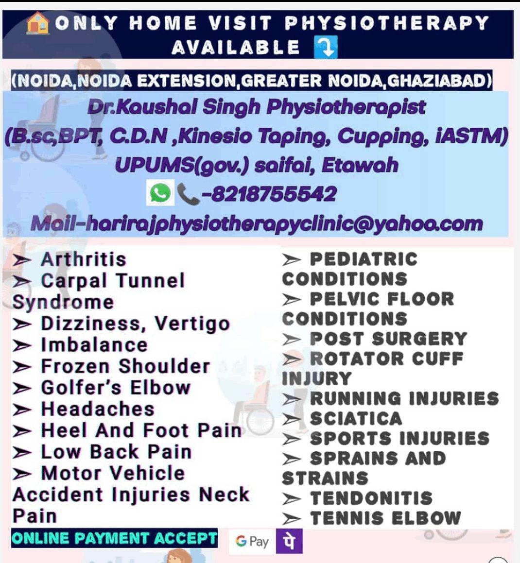 Physiotherapist/ Chiropractor; Exp: More than 5 year