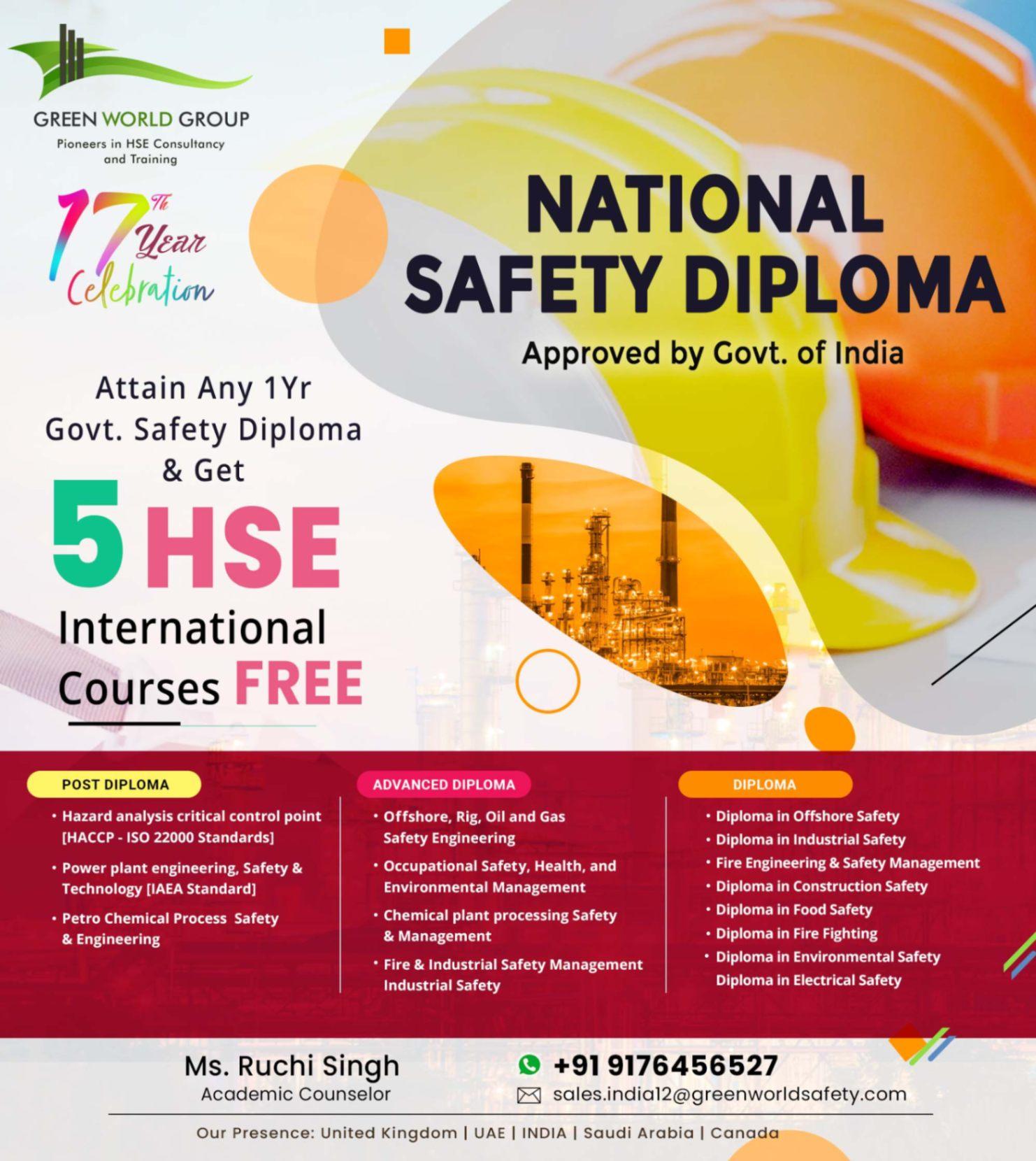  Achieve Your Career Goals in HSE with Green World Group's Expert Training!!!