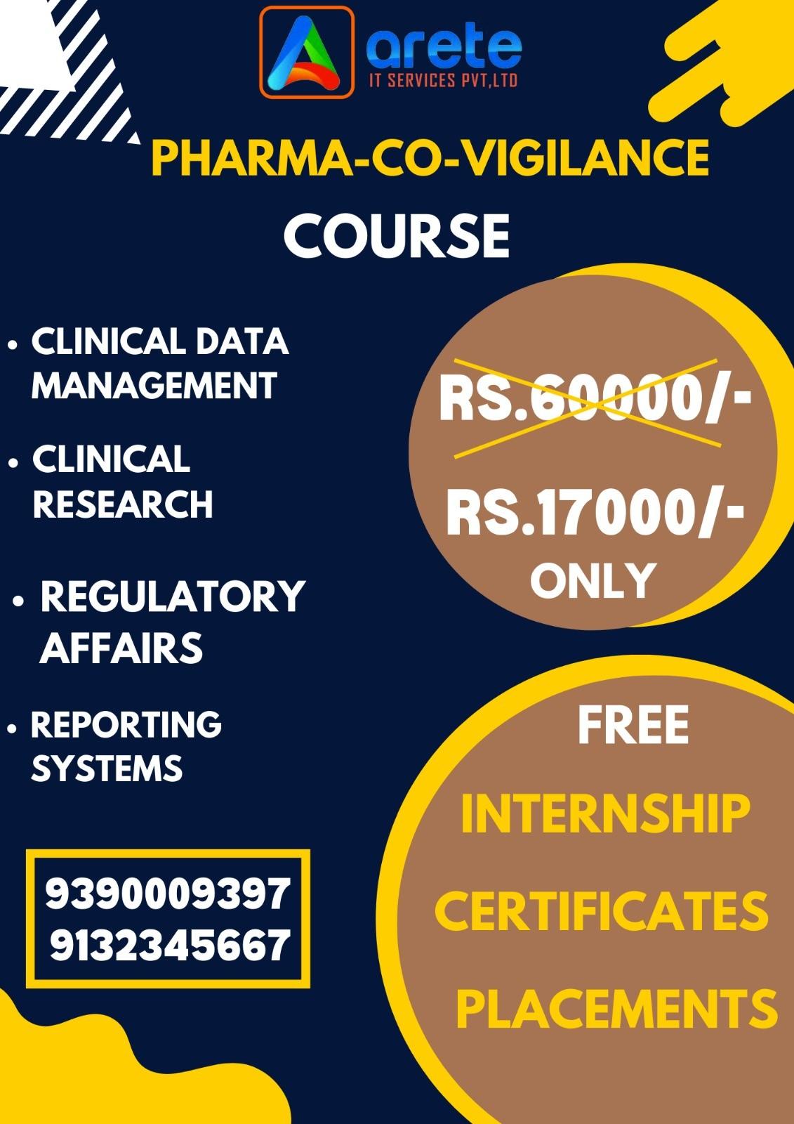 PHARMA COVIGILANCE TRAINING AND PLACEMENTS