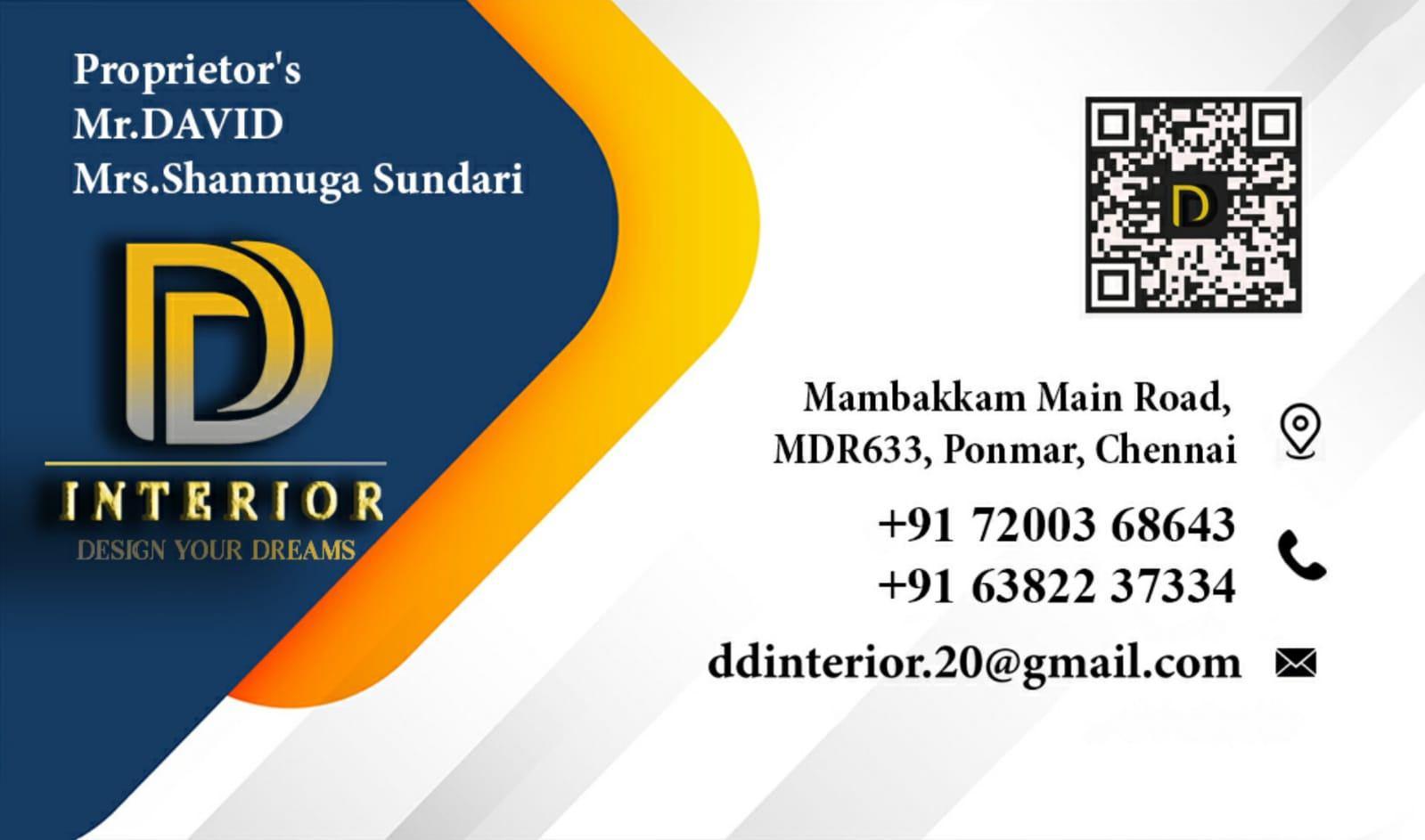 Interior design/ decoration; Exp: More than 5 year