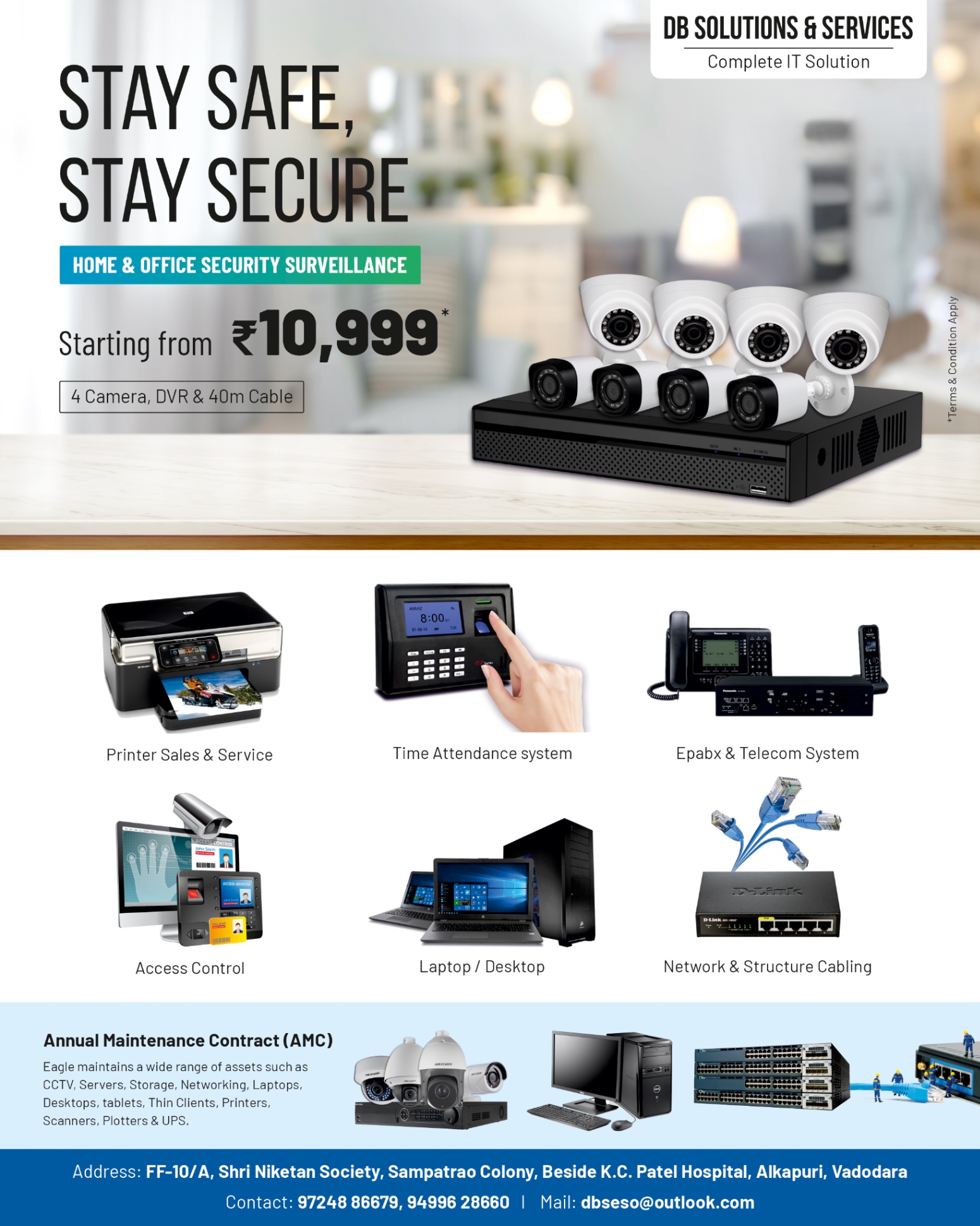 CCTV Combo Offer only Rs, 10,999
