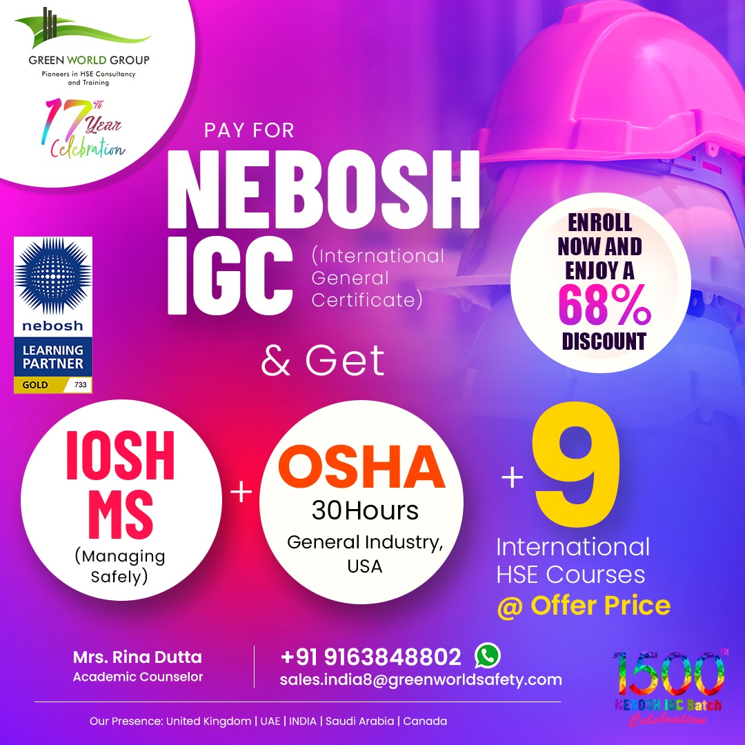 Nebosh IGC course in Kolkata at offer price