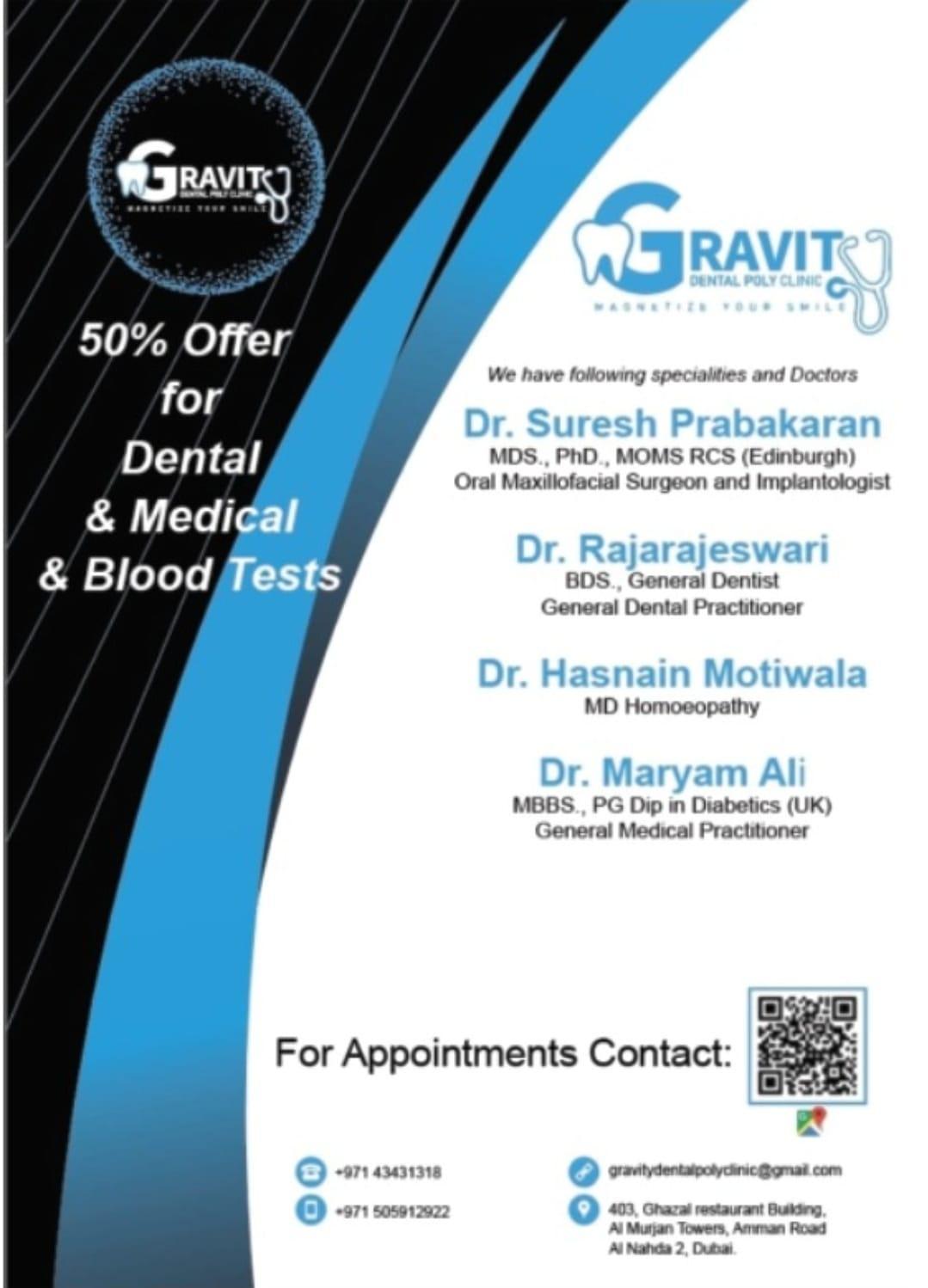 Dentist; Exp: More than 10 year