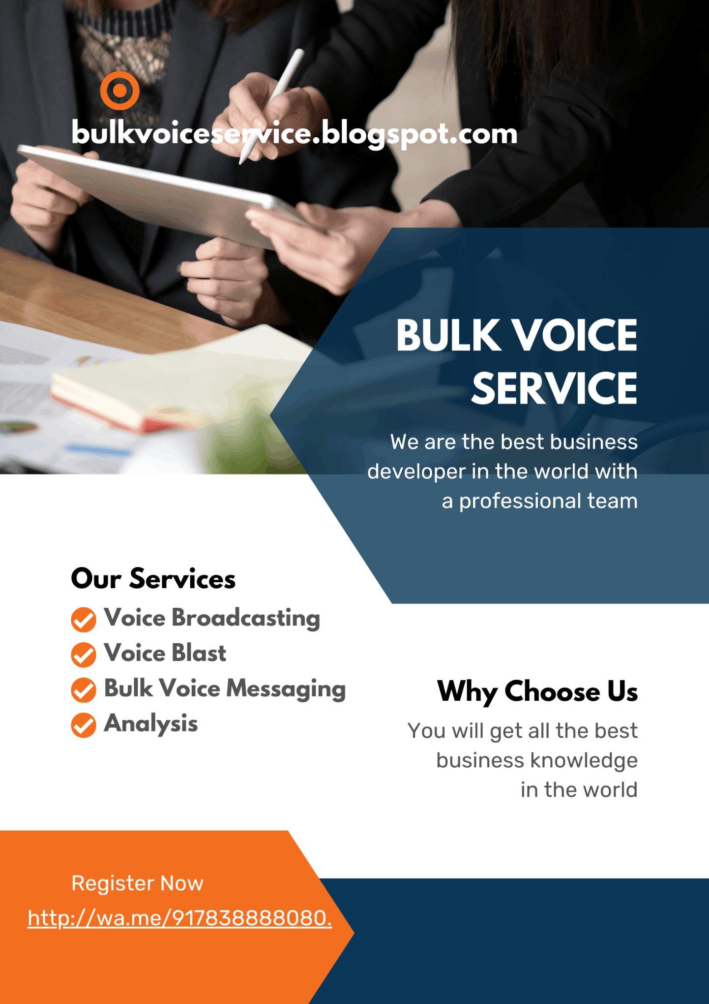 How Our Bulk Voice Service Works 