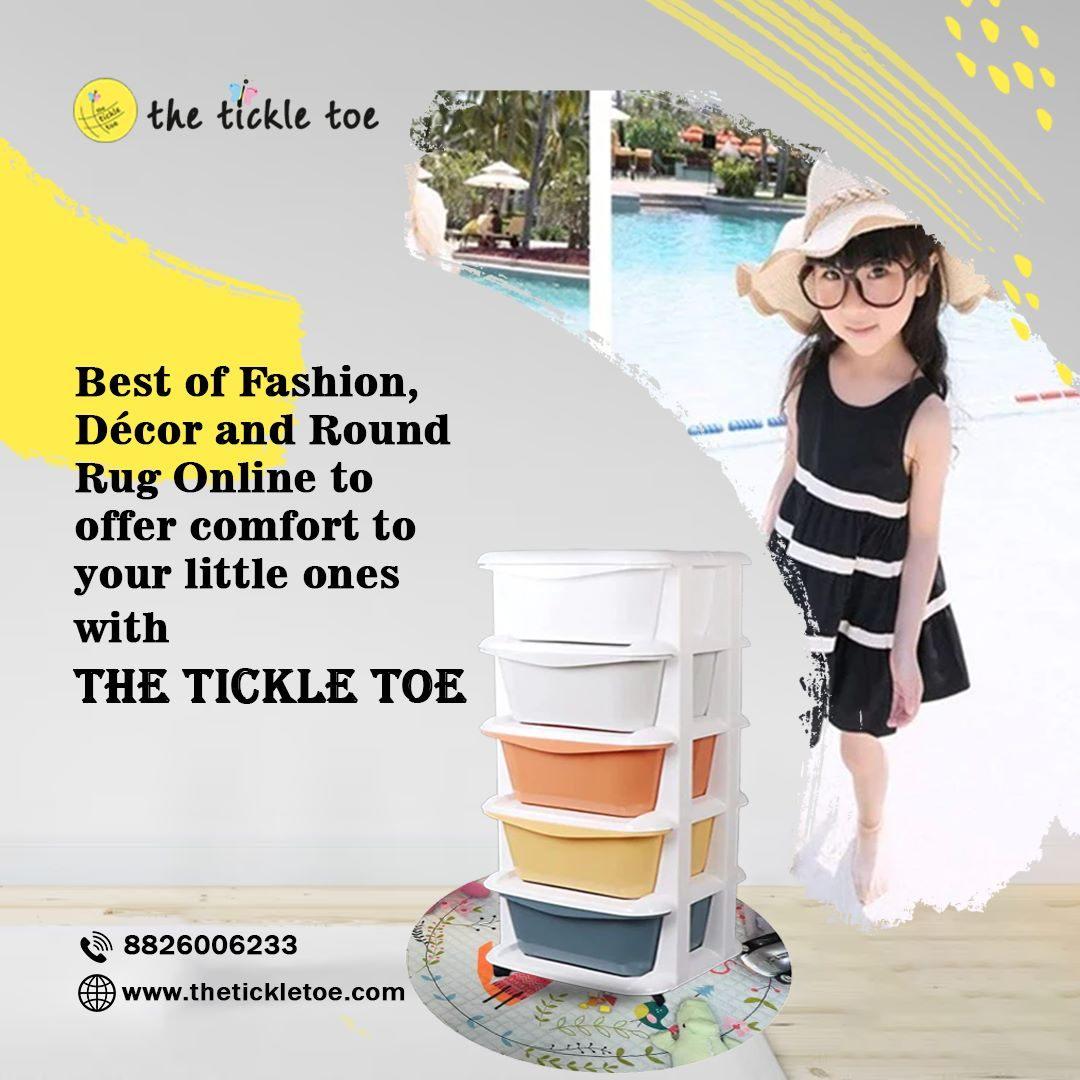 Best of Round Rug Online To Offer Comfort to Your Little Ones with the Tickle Toe 