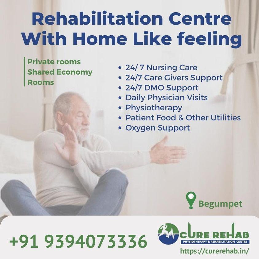 Cure Rehab Physiotherapy And Rehabilitation Centre | Rehabilitation Centre In Marredpally | Rehabilitation Centre In Begumpet