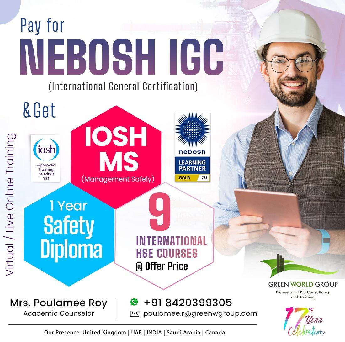NEBOSH IGC TRAINING in WEST BENGAL