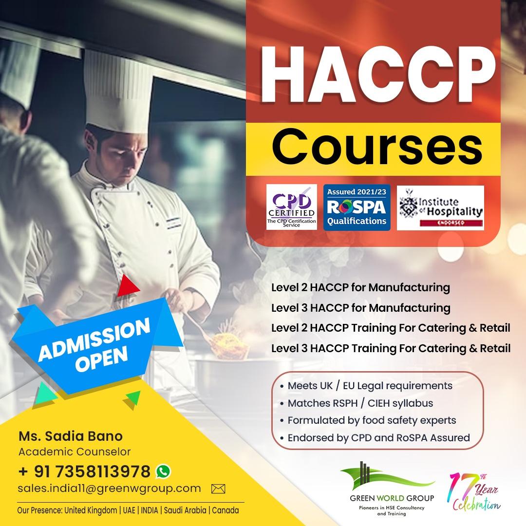  Food Safety Diploma Training  in Karnataka 