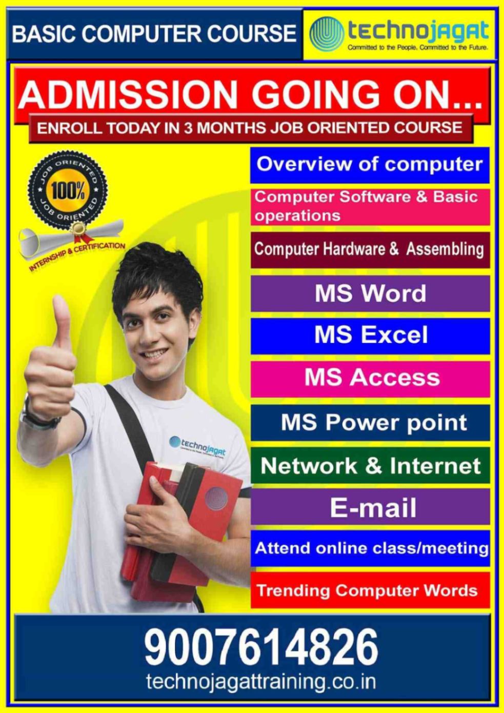 Basic Computer Course in Kolkata: Master Essential Skills Today ,call 9007614826