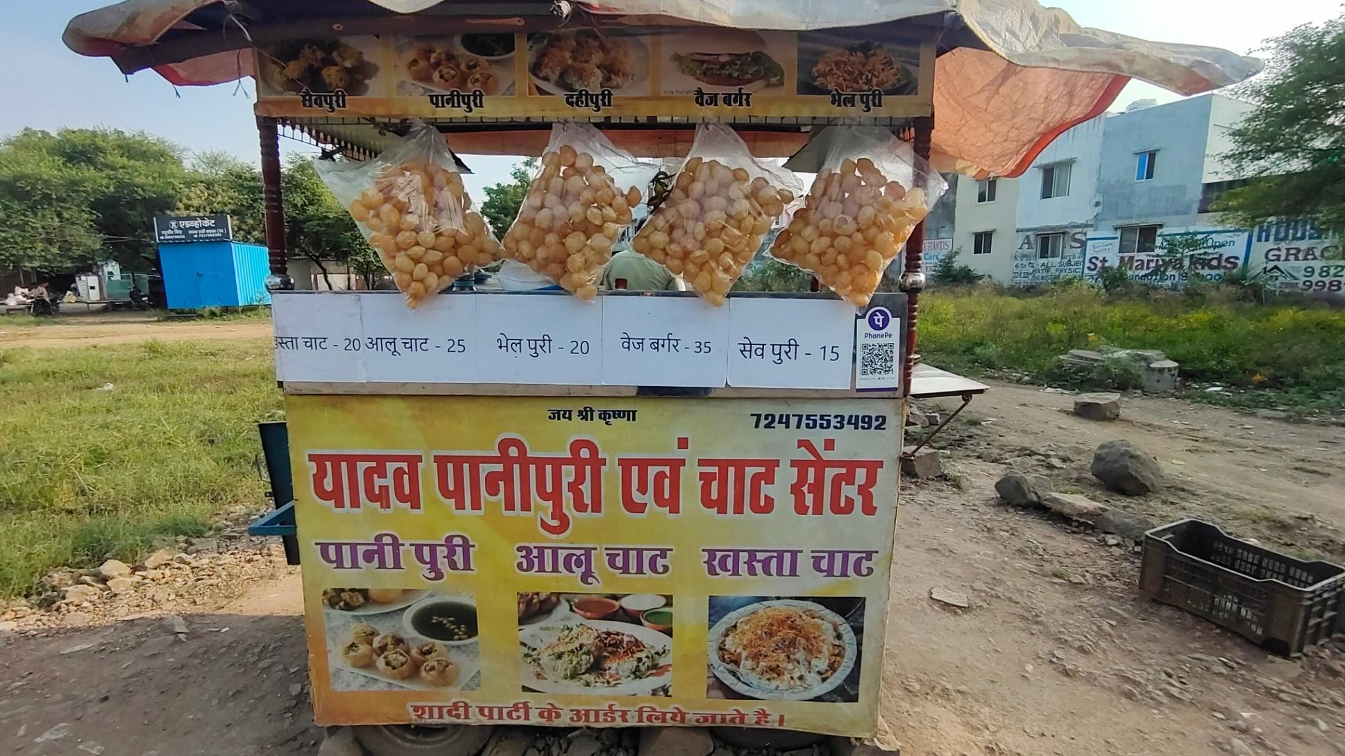 Bhel, Chaat, Pani Puri