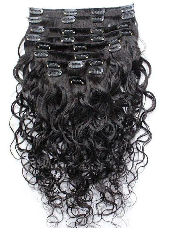 Buy 7-Piece Clip In hair extensions Online In USA Hairshopi