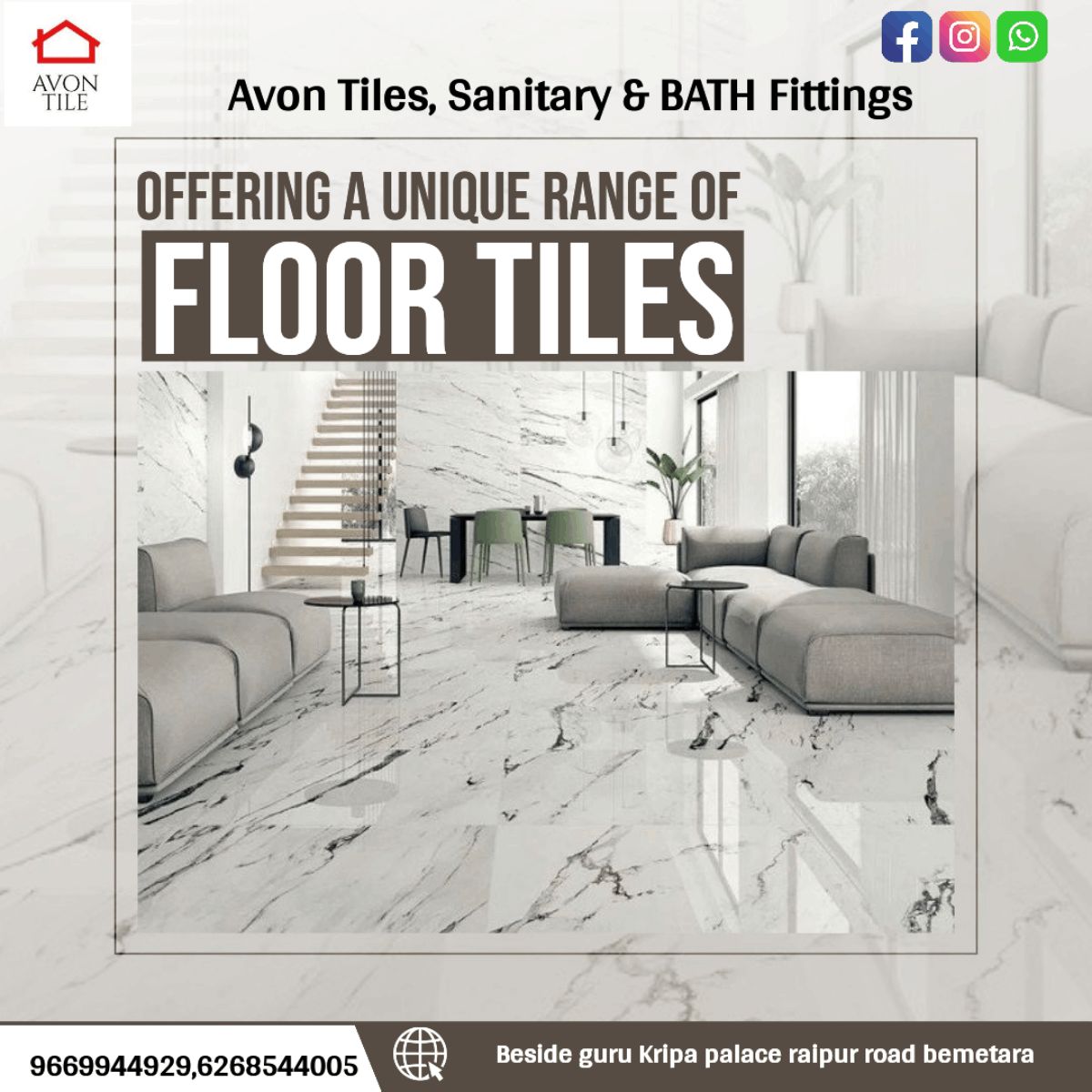 Kitchen and Bathroom Accessories, Flooring and Wall Tiles on sale
