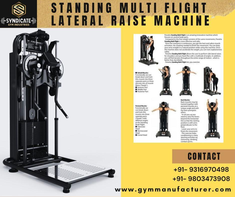 STANDING MULTI FLIGHT LATERAL RAISE MACHINE