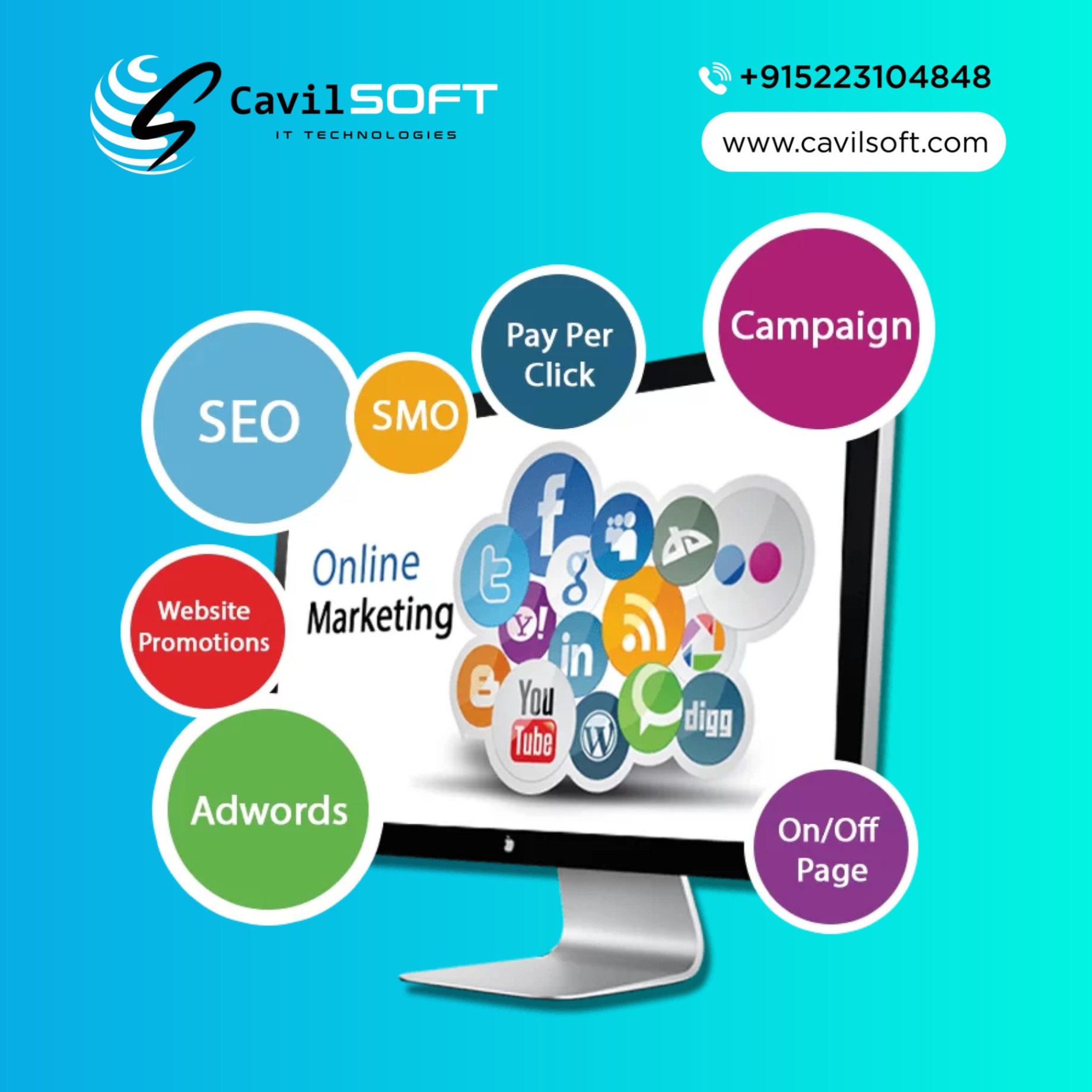 CavilSoft: Elevating Your Digital Presence - Leading Digital Marketing, Web Design, Graphic Design, and SEO Services in india