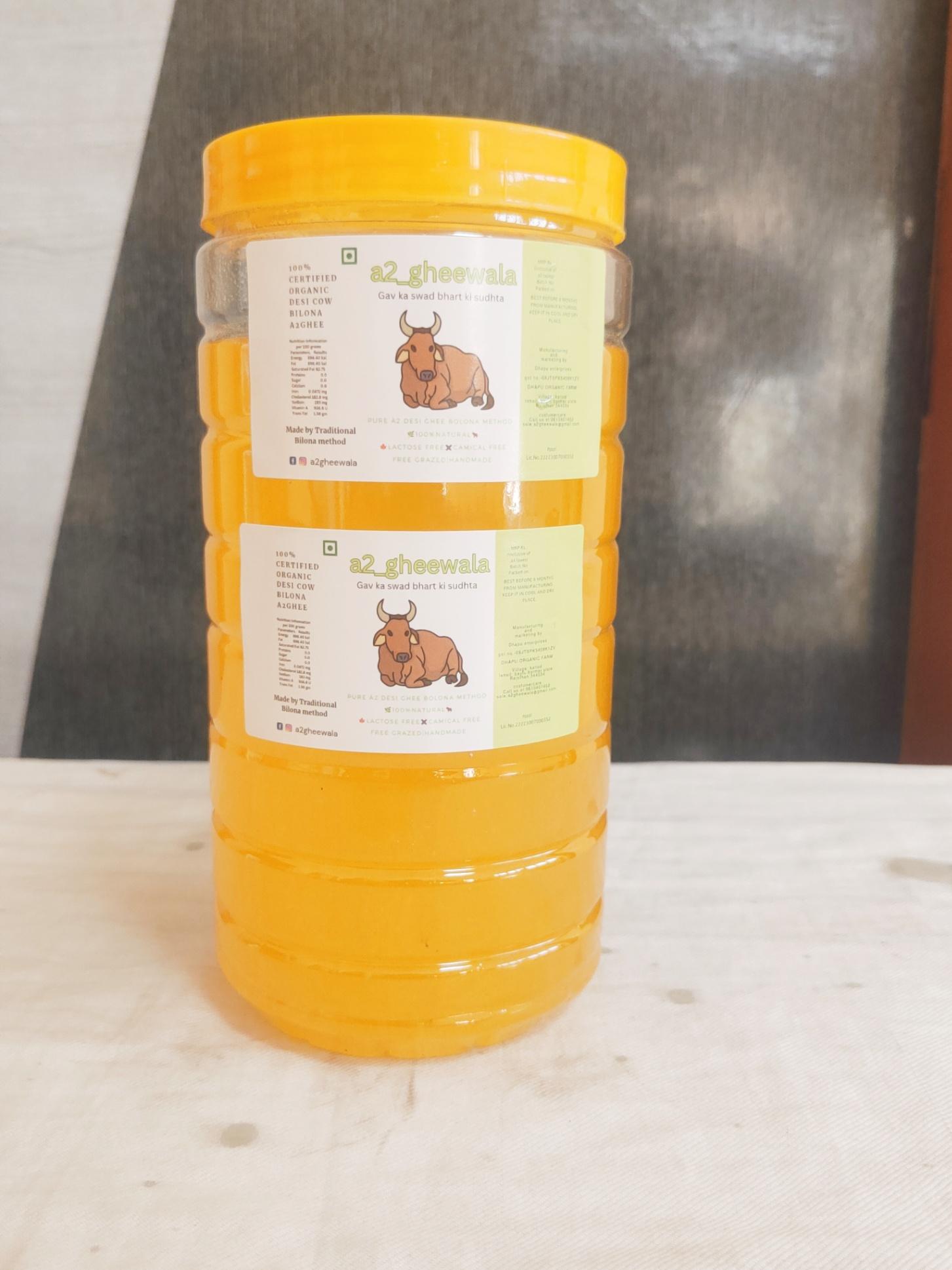 Pure a2 Desi Cow Ghee Gav ka swad bhart ki sudhta 