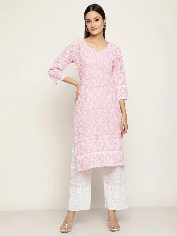 Lucknow chikan kurti Online in India
