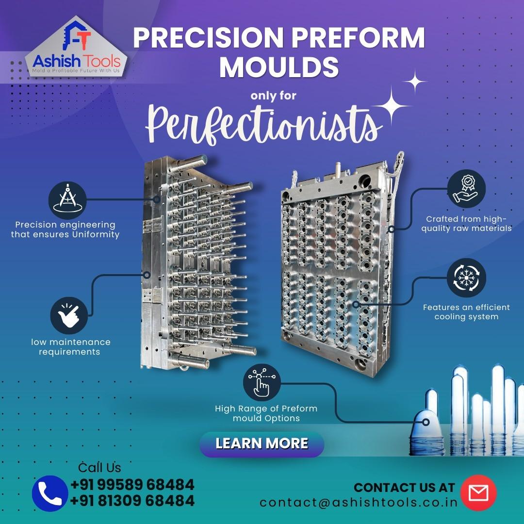 Top Pet Preform Mould Manufacturers - Ashish Tools