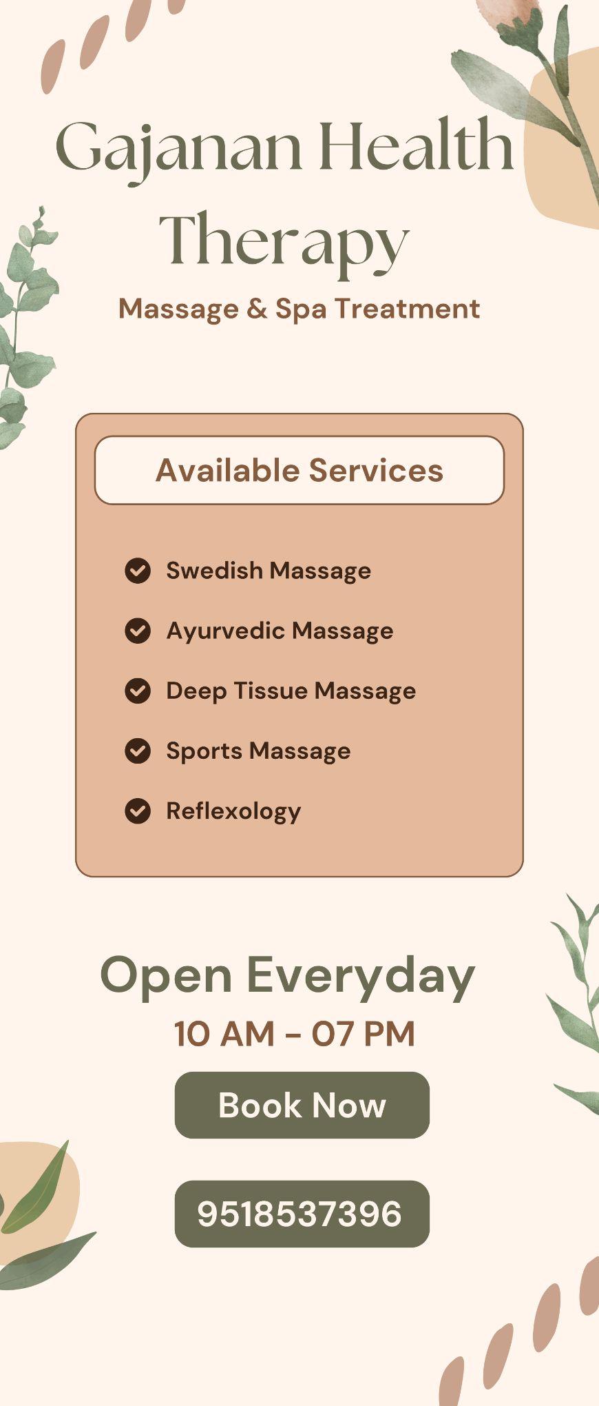 Salons/ Spas; Exp: More than 10 year