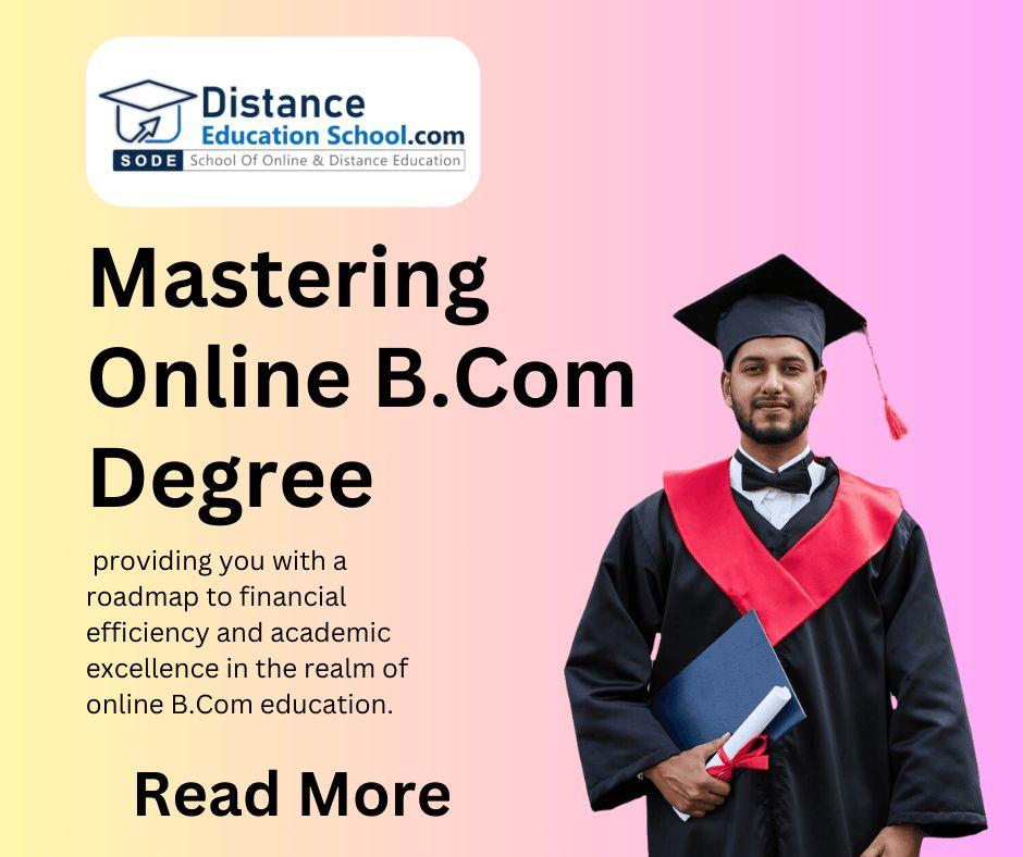 Online BCom Degree Fees