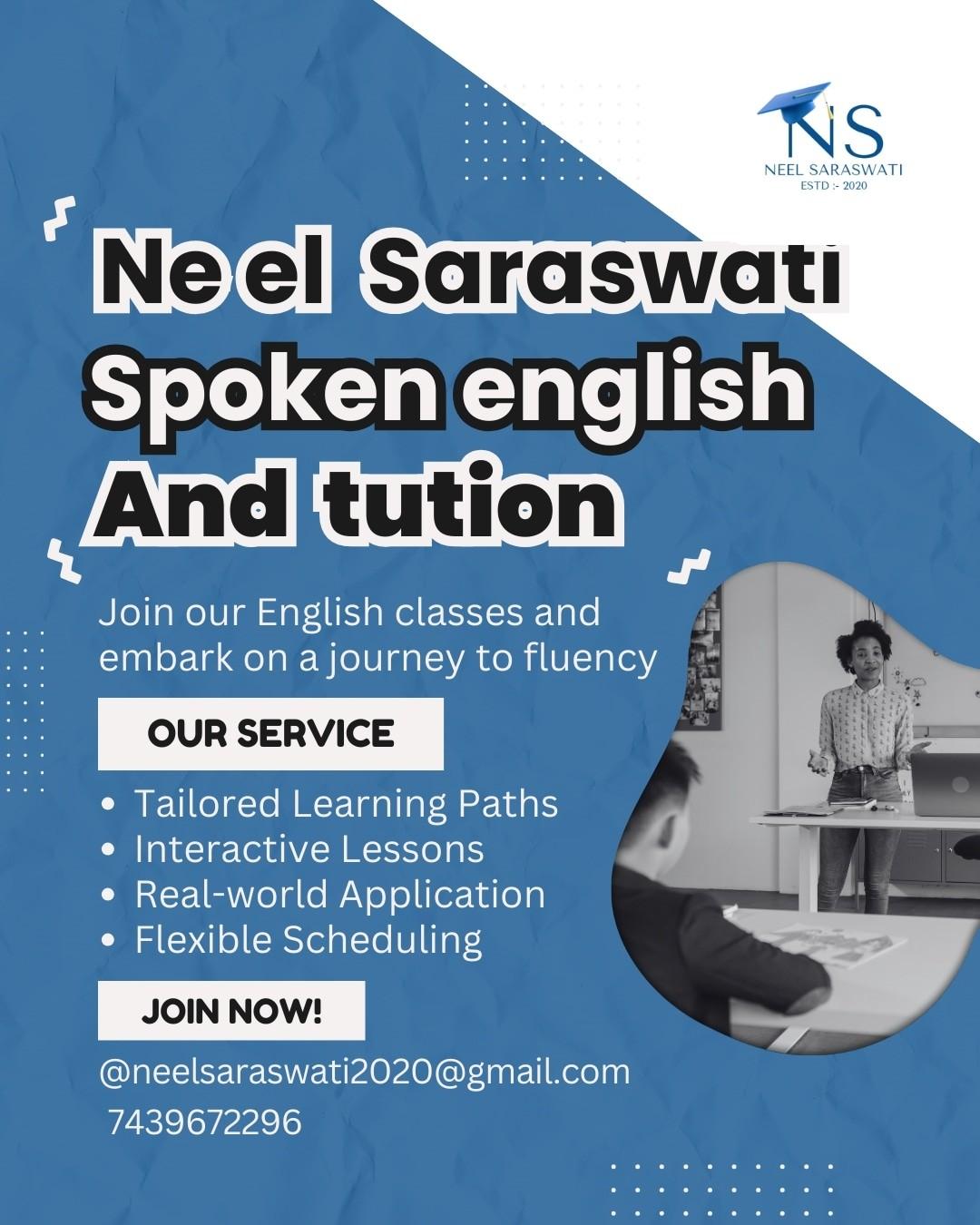Spoken English and tution 