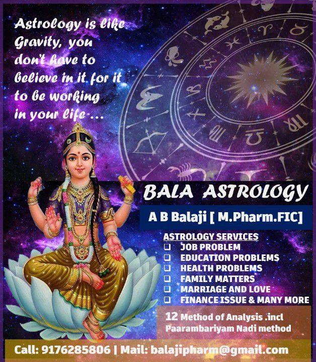 Astrologer, Horoscope creation; Exp: More than 10 year
