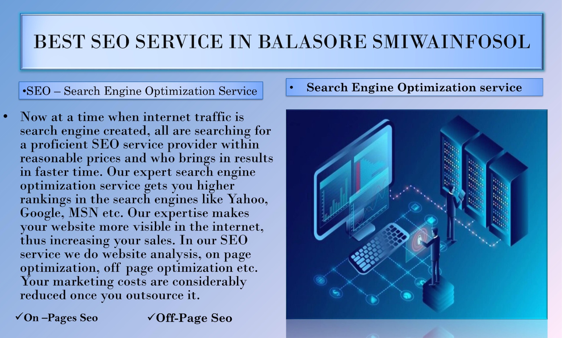 Top 10 Seo Service Provider in Balasore smiwa infosol