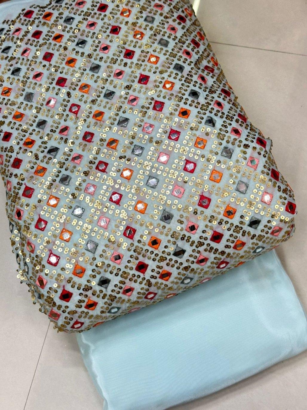 KRS SILK FABRIC Banarasi suit Kurta fabric