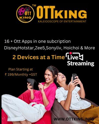 Ottking is a multiple ott app's plateform.