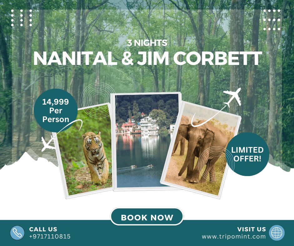 03 N / 04 Days, Ex- Delhi- Jim Corbett National Park with Nainital tour package
