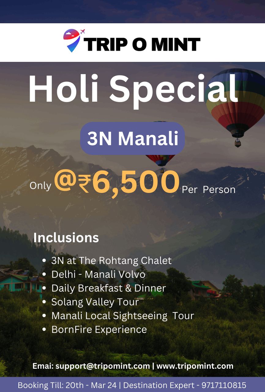 Manali Volvo tour package from delhi