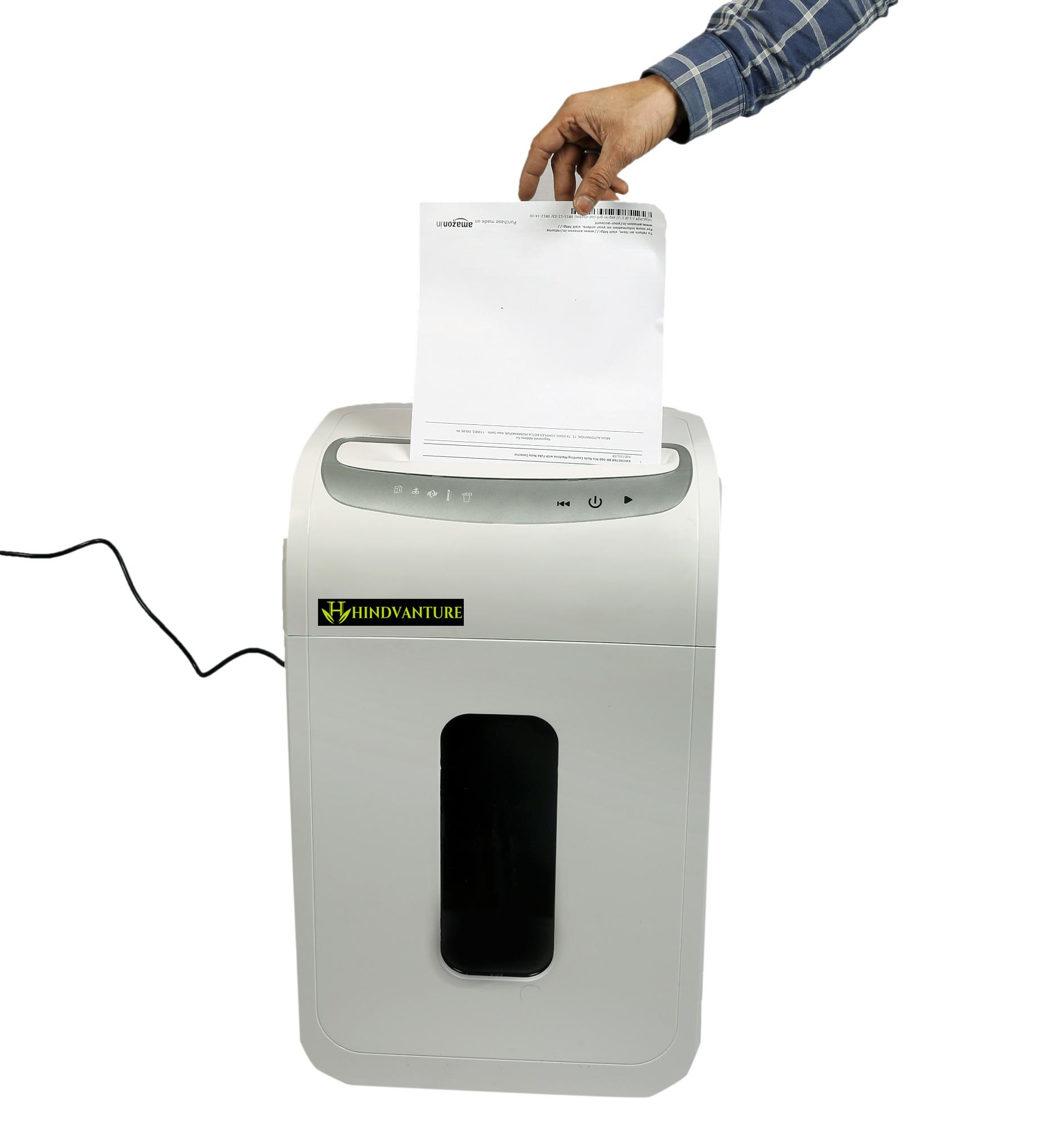 Industrial Paper Shredder Machine, Cross Cut, Shredding 