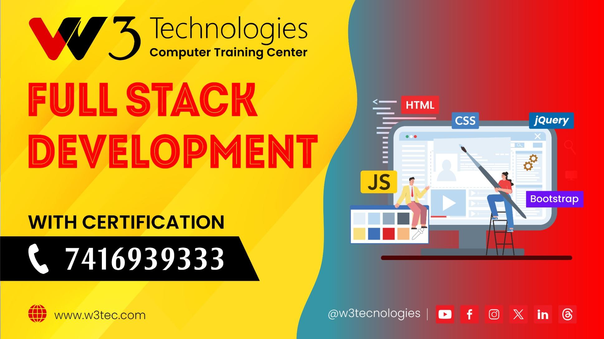 Full stack development training institute